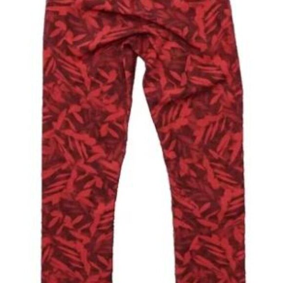 NWT lululemon Wunder Train HR Tight 25" Spray Leaf Red - Picture 3 of 3